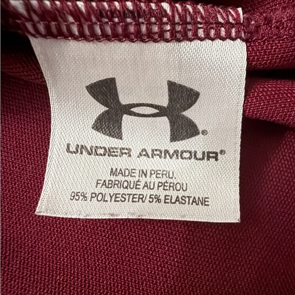 Under Armour Arizona State Sun Devils Polo Shirt Men’s Size - Medium Maroon - Picture 8 of 12